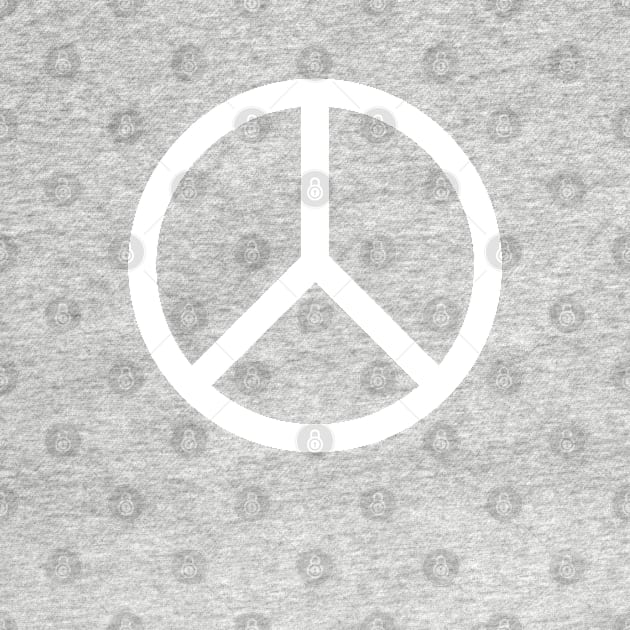 Peace Sign - Black White by BDAZ